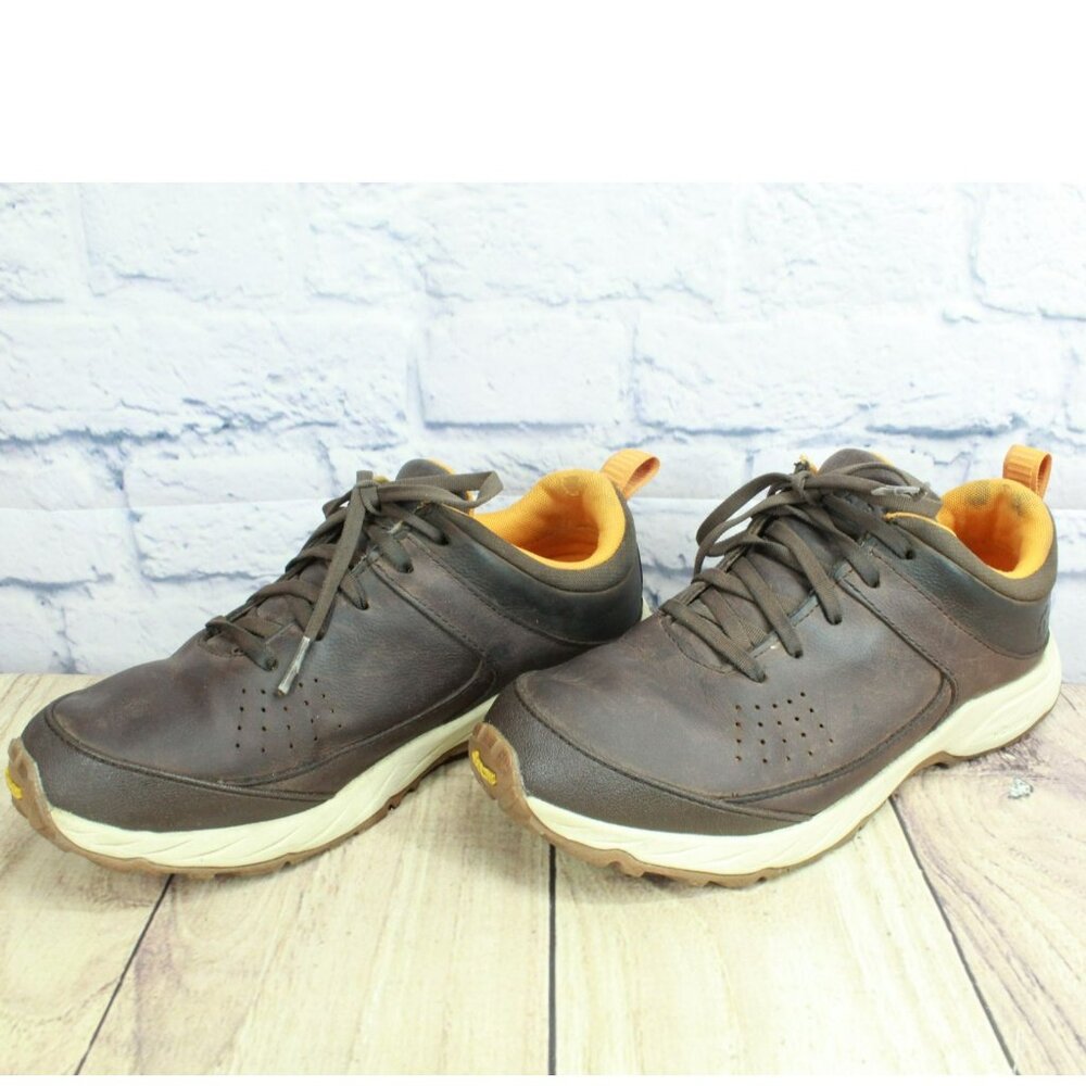 LL Bean Trailfinder Brown Leather Waterproof Rugged Hiking Shoes Size 7 M - Picture 2 of 9